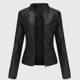 Helene | Elegant Women's Leather Jacket
