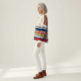 Margaret - Striped Color Block Sweater