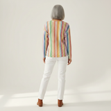 Anna - Colorful Vertical Stripe Sweater