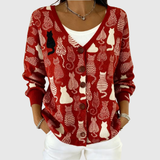 Victoria | Comfortable Buttoned Knit Cardigan
