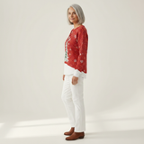 Sadie - Red Christmas Tree Sweater