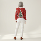 Sadie - Red Christmas Tree Sweater