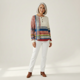 Margaret - Striped Color Block Sweater