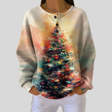 Eloise - Watercolor Christmas Tree Sweater