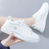 Adrienne - Chic White Trainers, Light Comfort