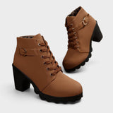 Selma™ | Chic Short Boots with Buckle