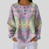 Amanda - Pastel Daisy Print Sweater