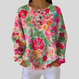 Margot - Colorful Flower Sweater