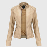 Helene | Elegant Women's Leather Jacket