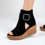 Cassandra™ | Open Wedge Ankle Boots