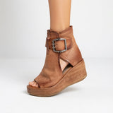 Cassandra™ | Open Wedge Ankle Boots