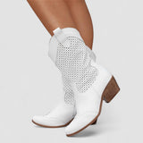 Jamie™ | Perforated Western Boots