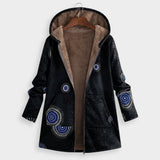 Adele - Sherpa Jacket with Ethnic Print