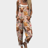 Ellie - Printed Overalls