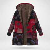 Benedicta - Boho Patchwork Print Hoodie