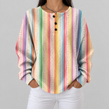 Anna - Colorful Vertical Stripe Sweater