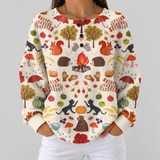 Hazel - Fall Forest Sweater