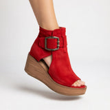 Cassandra™ | Open Wedge Ankle Boots