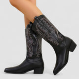 Amanda™ | Embroidered Cowboy Boots