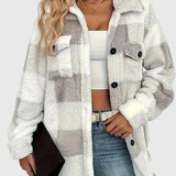 Frieda | Elegant Striped Fleece Jacket