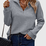 Naomi - Elegant Sweater with Zipper