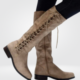 Rebecca™ | Durable Patent Knee-High Boots