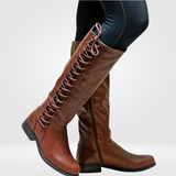 Rebecca™ | Durable Patent Knee-High Boots