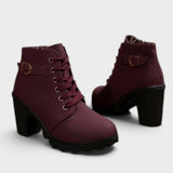 Selma™ | Chic Short Boots with Buckle