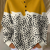 Opal - Mustard Yellow Polka Dot Sweater