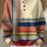 Margaret - Striped Color Block Sweater