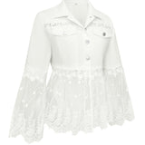 Addison | Lace-Panel Jacket