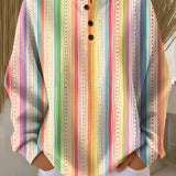 Anna - Colorful Vertical Stripe Sweater